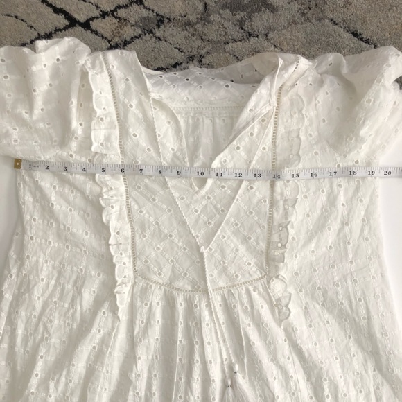 Anthropologie Thames Tunic White Dress Sz 6 - Picture 3 of 7